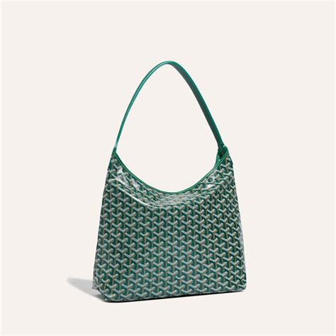 goyard hobo green bag